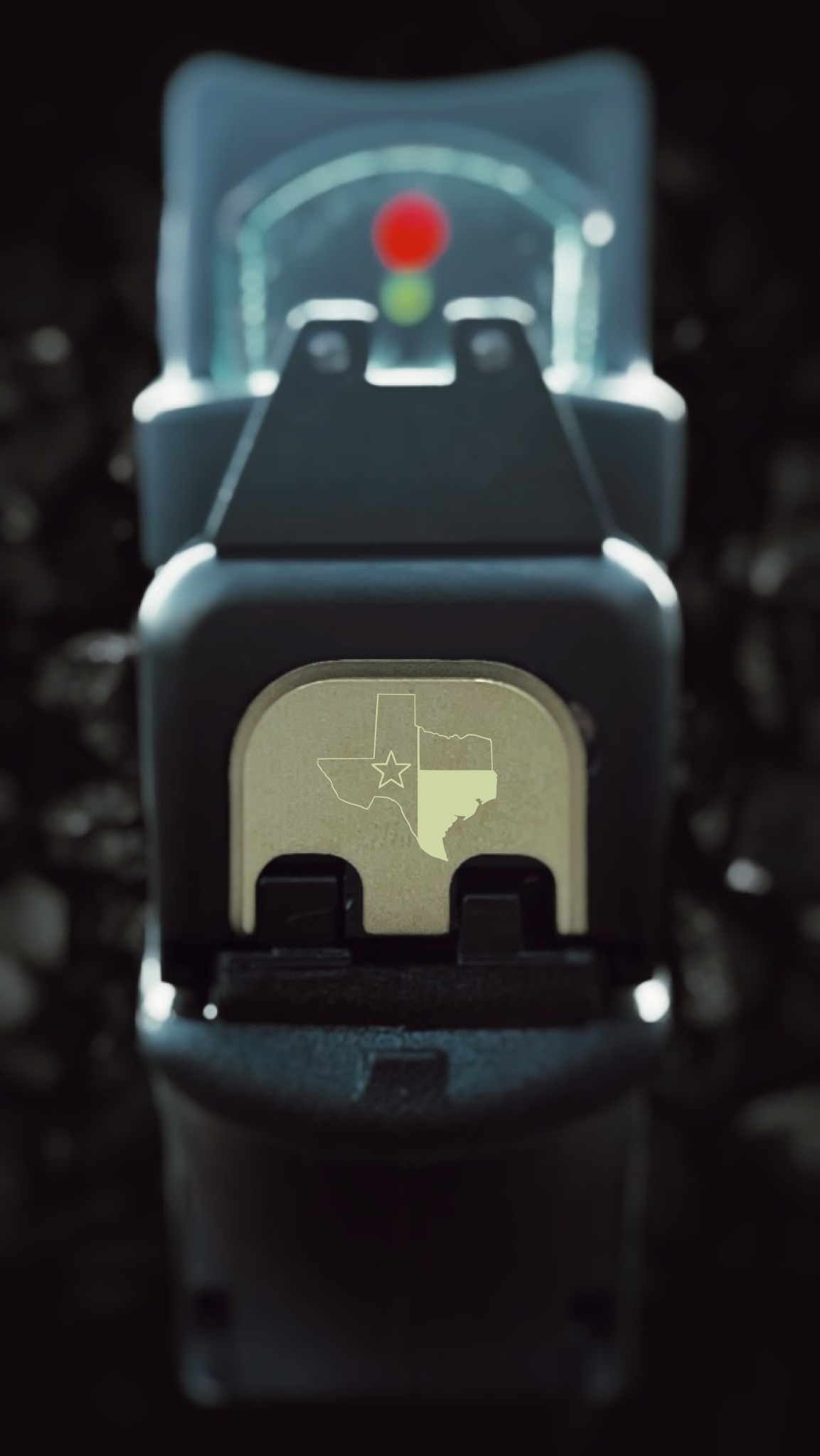 Texas Flag Glock Back Plate