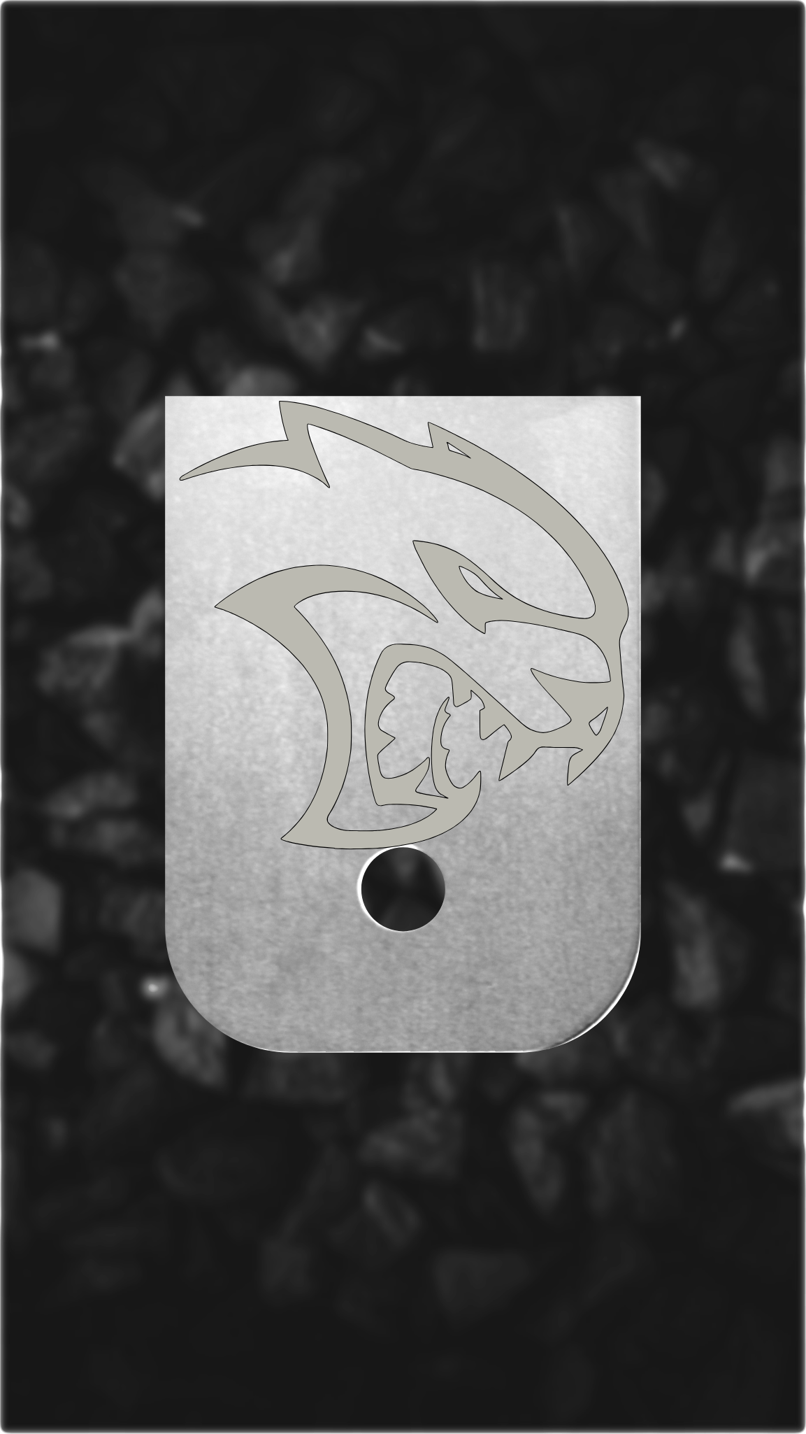 Cat Glock Magazine Plate | Laser-Engraved | 214 Engravings