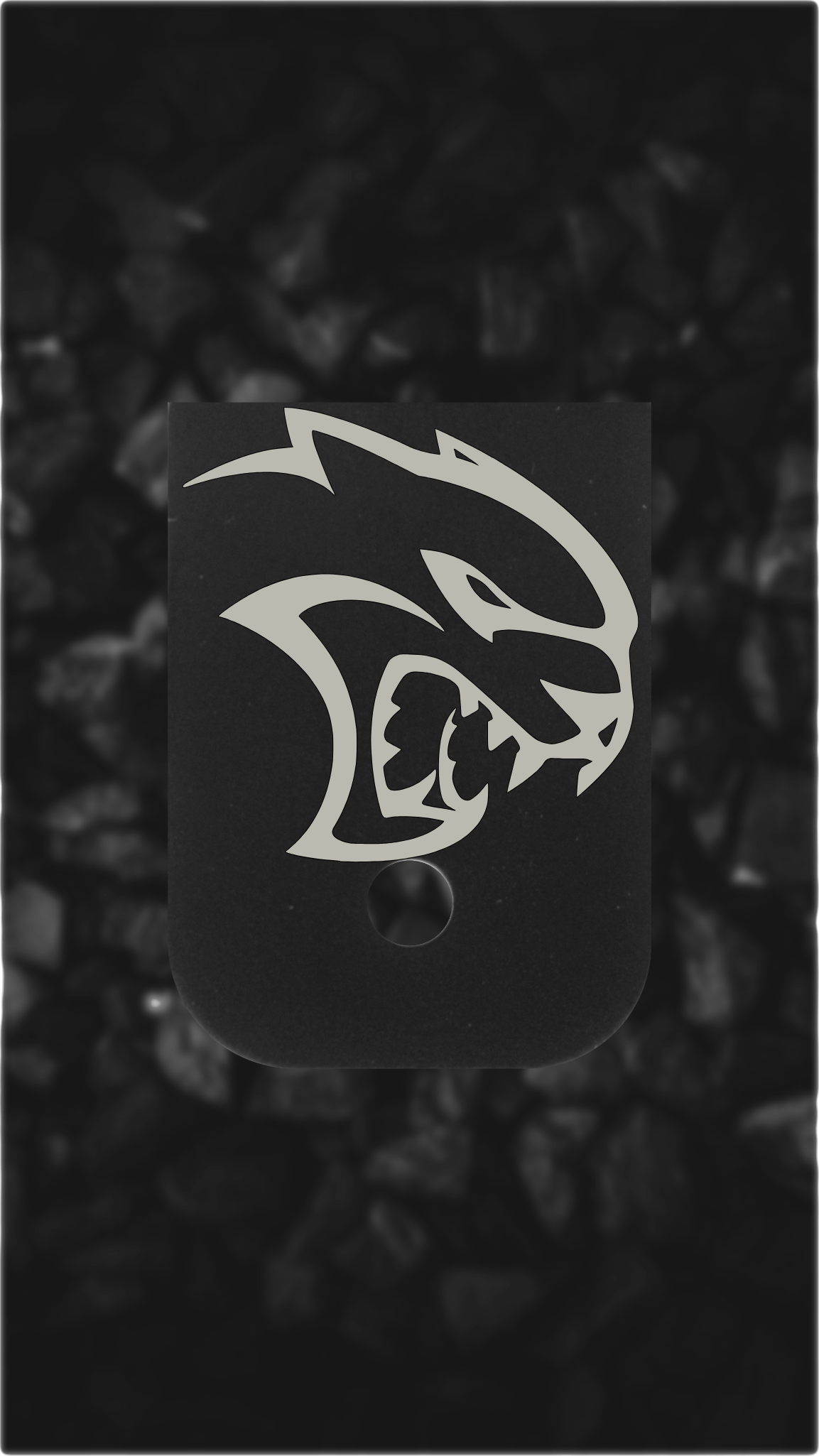 Cat Glock Magazine Plate | Laser-Engraved | 214 Engravings