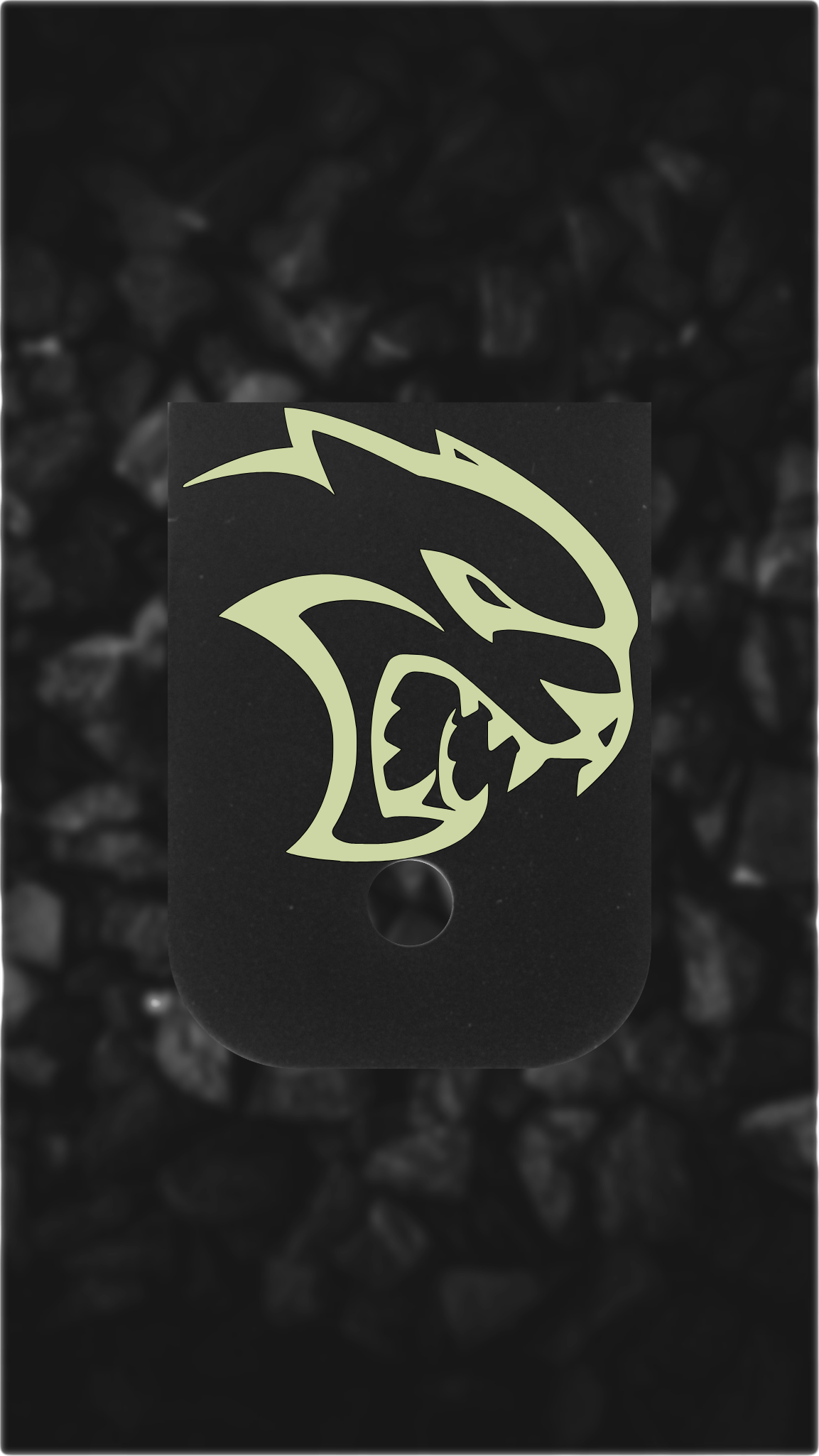Cat Glock Magazine Plate | Laser-Engraved | 214 Engravings