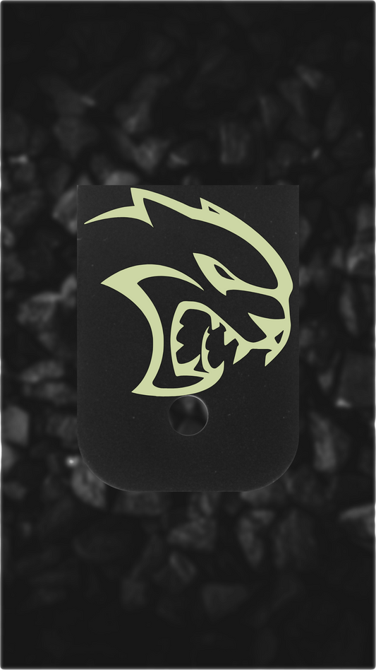 Cat Glock Magazine Plate | Laser-Engraved | 214 Engravings