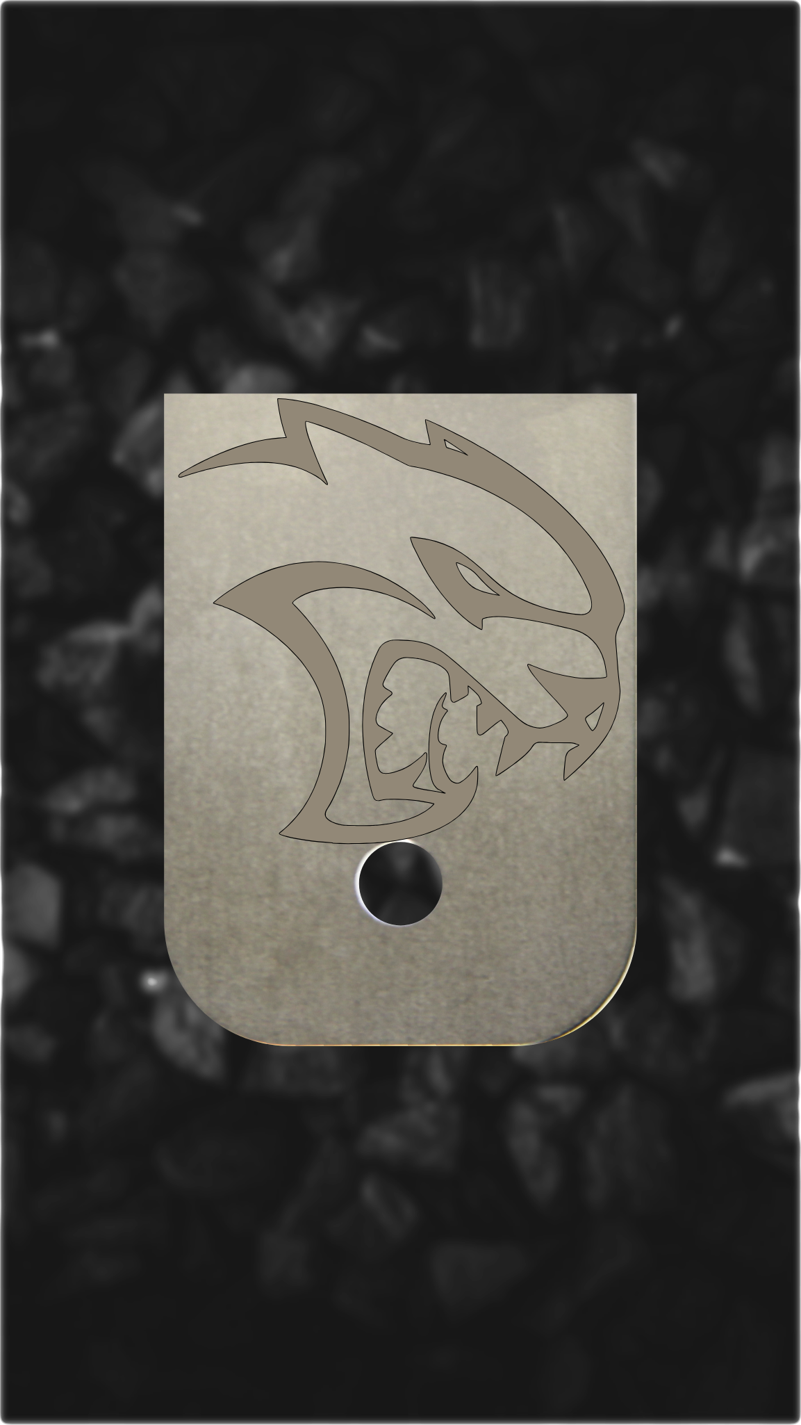 Cat Glock Magazine Plate | Laser-Engraved | 214 Engravings