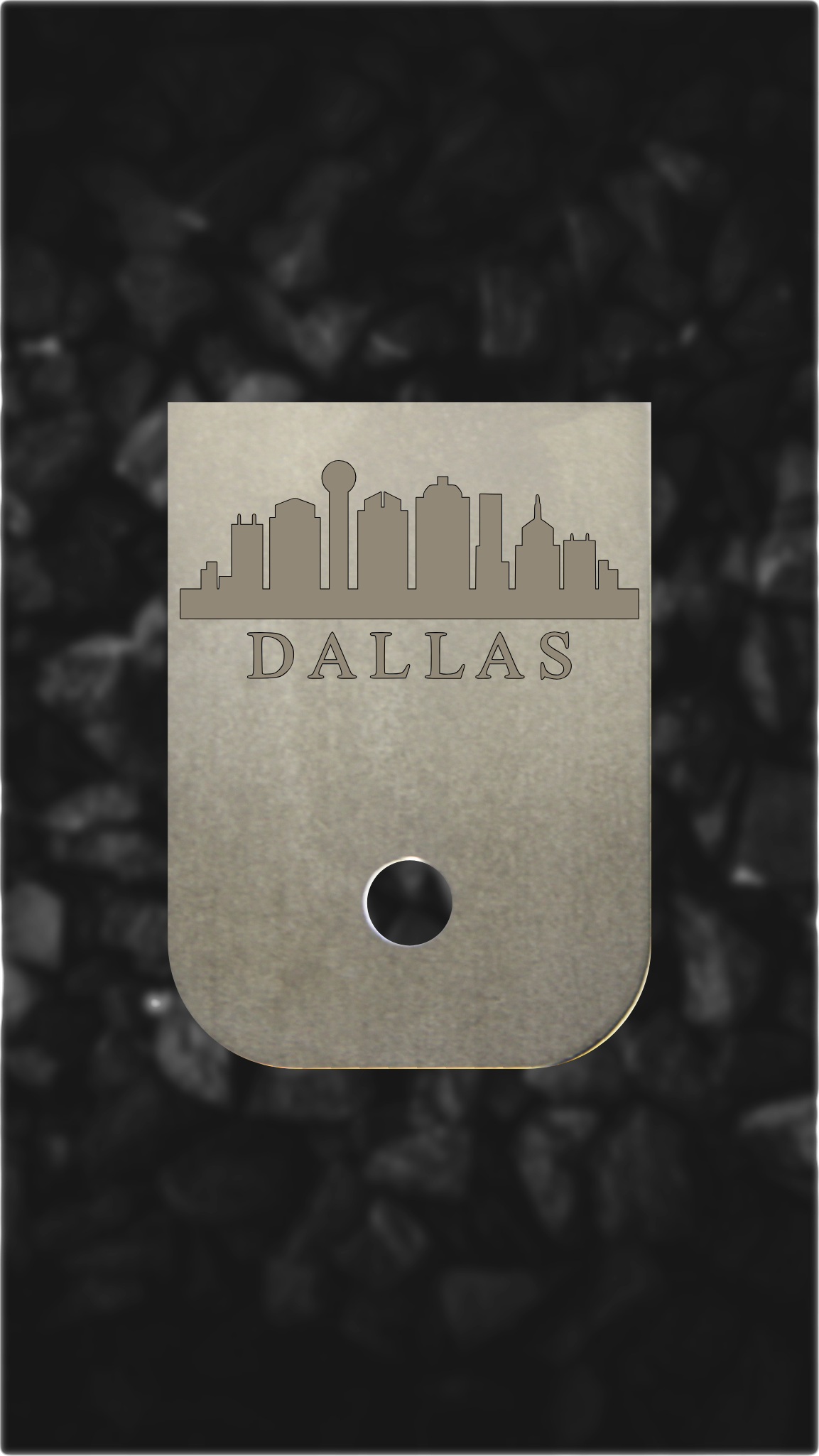 Dallas Skyline Glock Magazine Plate | 214 Engravings