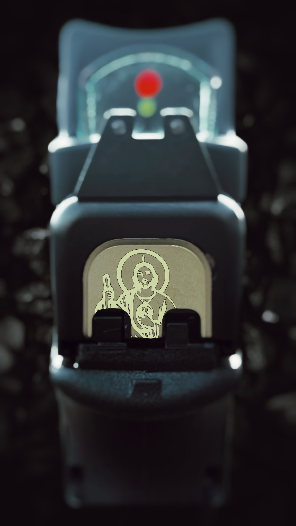 Saint San Judas Tadeo Glock Back Plate