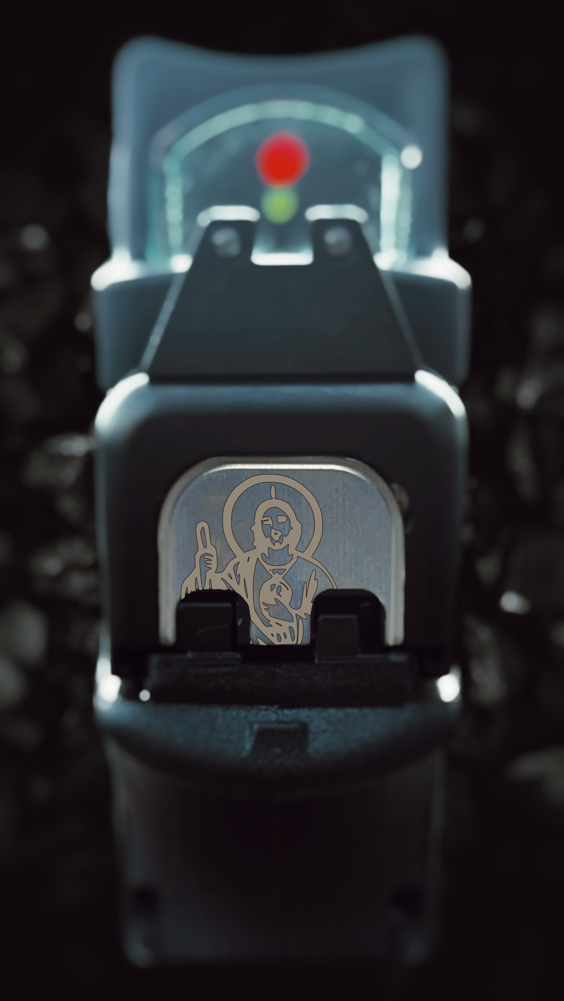 Saint San Judas Tadeo Glock Back Plate