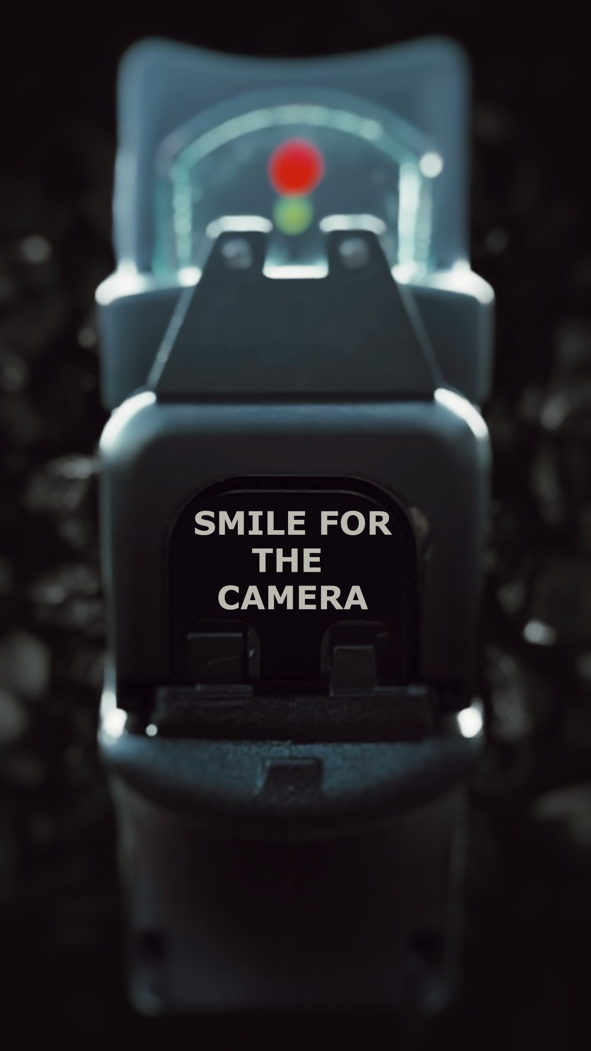 Smile For The Camera Glock Back Plate