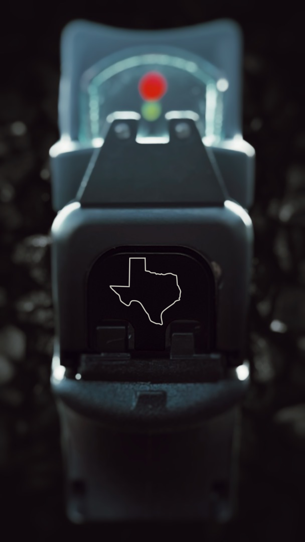 Texas Outline Glock Back Plate