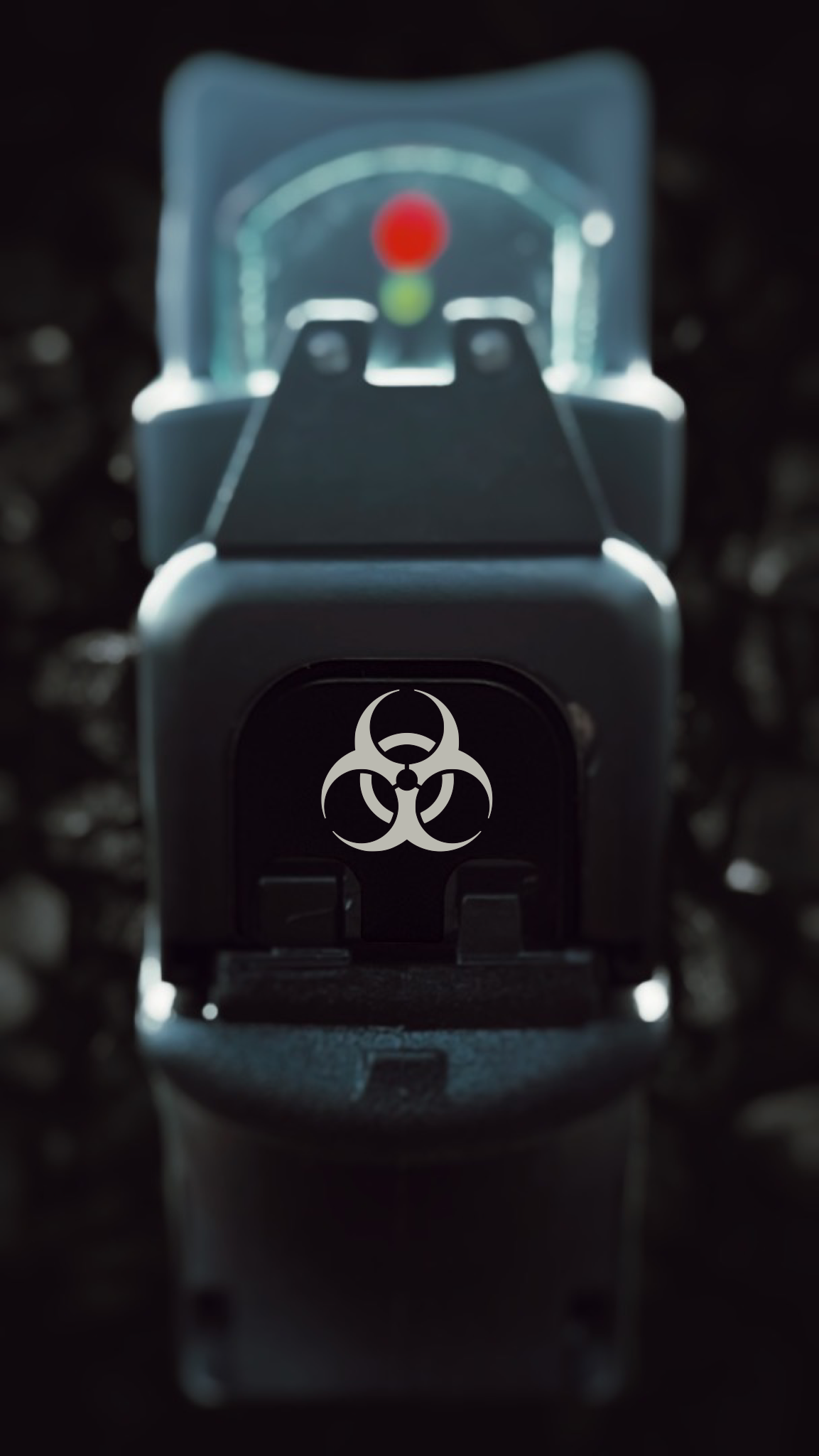 Toxic Symbol Glock Back Plate