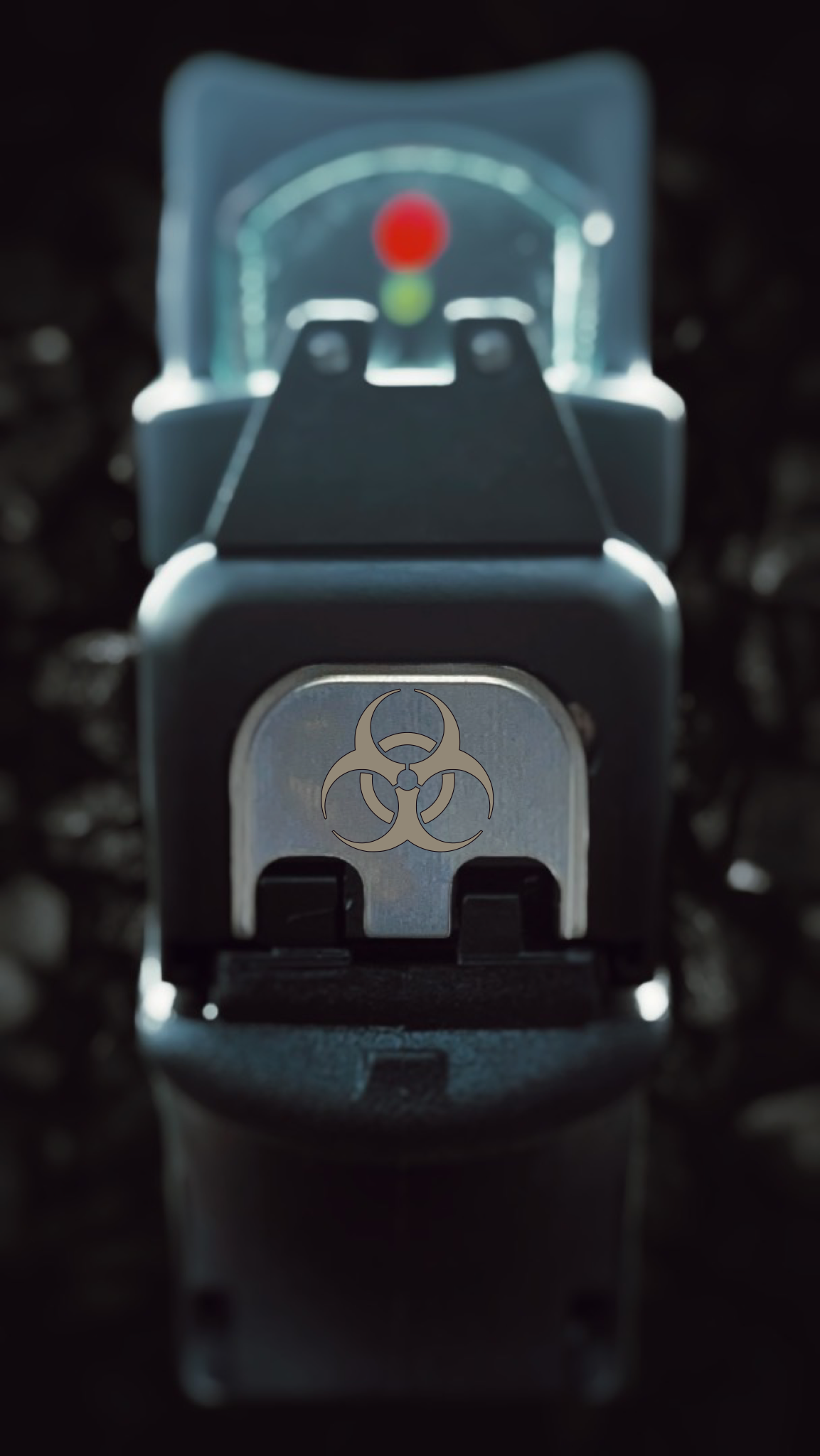 Toxic Symbol Glock Back Plate