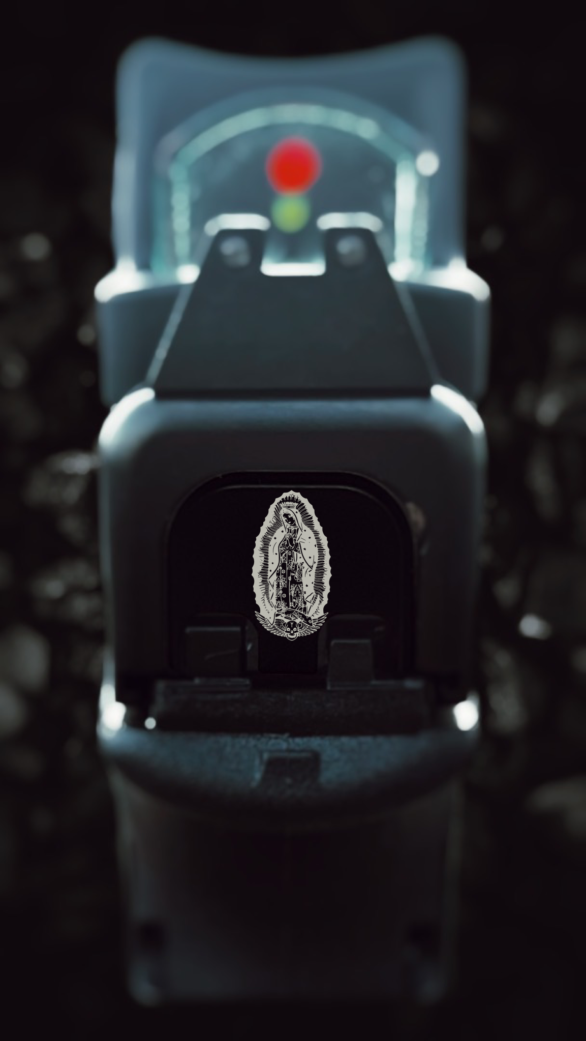 Virgin Mary Glock Back Plate