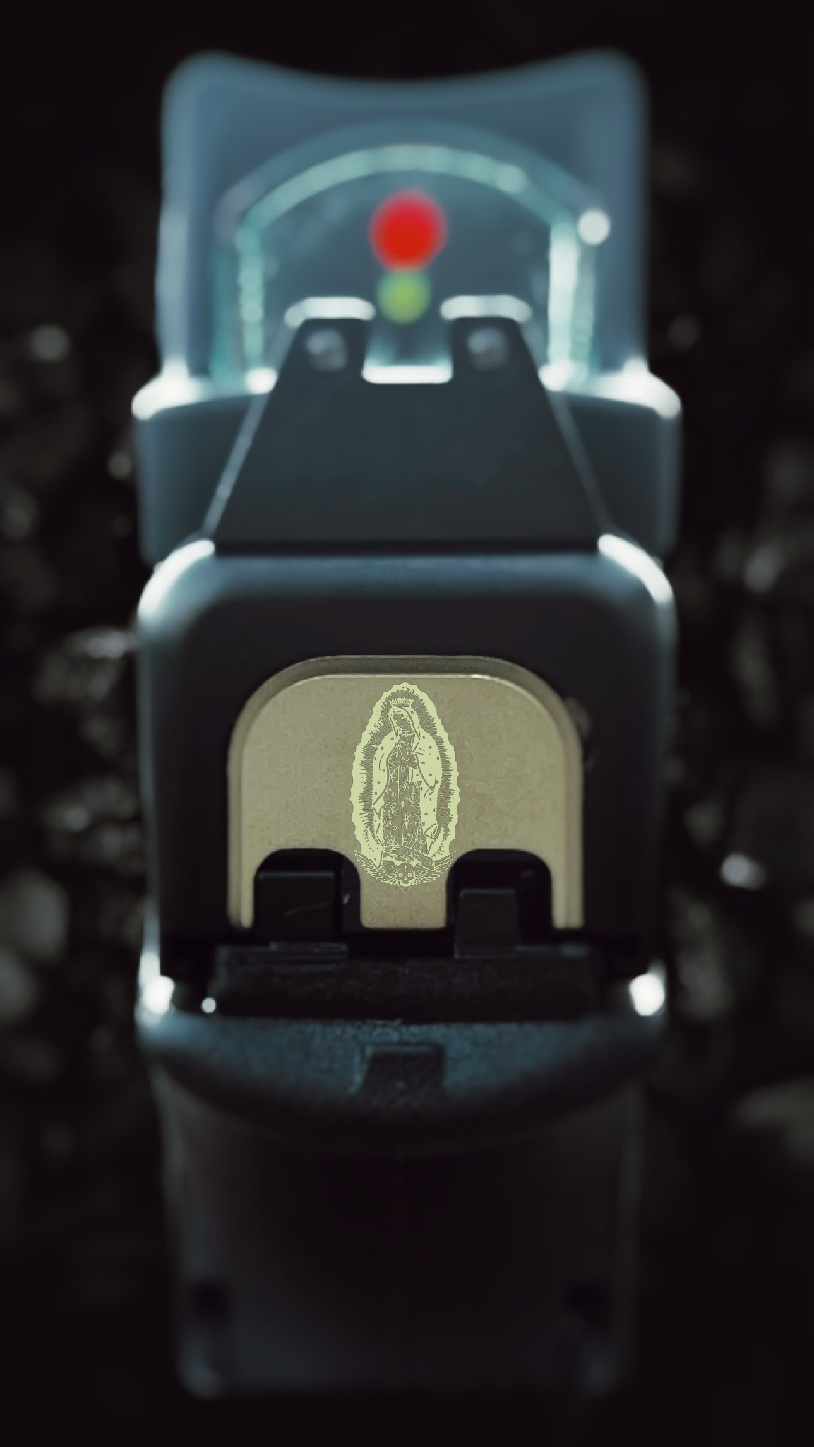 Virgin Mary Glock Back Plate