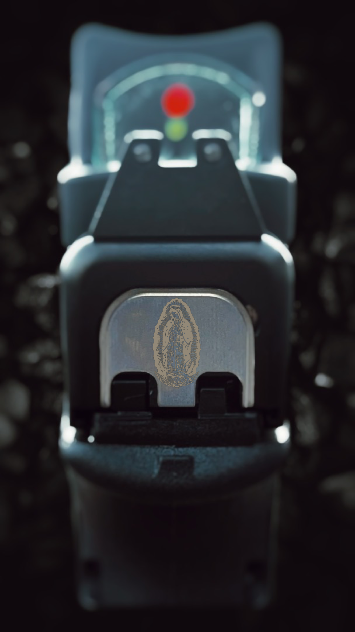 Virgin Mary Glock Back Plate